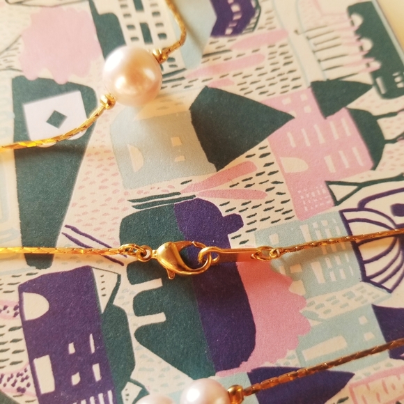 🌻3 for $20🌻Vntge faux pearl necklace - Picture 4 of 5